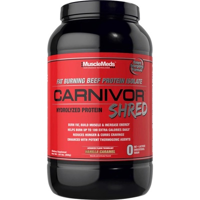MuscleMeds Carnivor Shred 100 Beef Protein + Fat Burn 868 g