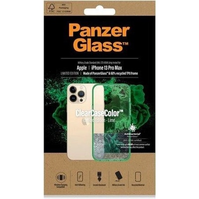Pouzdro PanzerGlass ClearCaseColor Apple iPhone 13 Pro Max, zelené