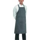 Egochef zástěra ke krku s kapsou Šedá 85x90 ​​cm E-6116067C