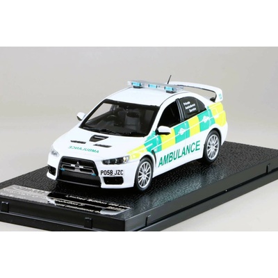 Mitsubishi Lancer Evolution X Private Ambulance Service UK RHD VITESSE 1:43