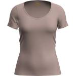 Icebreaker Дамско мериносово термобельо Icebreaker Women's Siren S/S Sweetheart Merino base layer - Pink Quartz - размер XS (115-0453-3011)