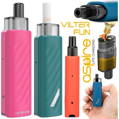 Aspire Vilter Fun Pod 400 mAh Tmavě modrá Midnight Blue 1 ks