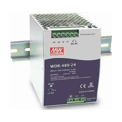 Mean Well WDR-480-24 Průmyslový napájecí spínaný zdroj 24V 480W na DIN