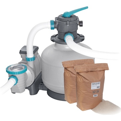 Bestway 58486 Ultra Evo 11355 l/hod s filtračním pískem 2 x 25 kg