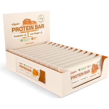 Vilgain Prebiotic Protein Bar Low Sugar 12 x 55 g