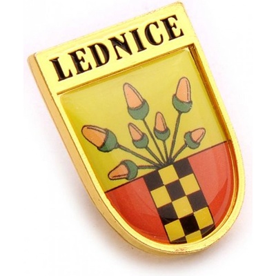 Odznak (pins) Lednice 2x1,5 cm - barevný