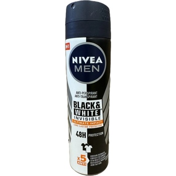 Nivea Men Black & White Invisible Ultimate Impact deospray 150 ml