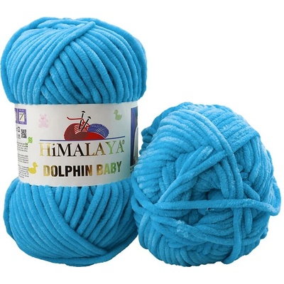 Himalaya příze Dolphin Baby 80326 azurově modrá