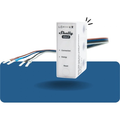 Shelly Gen3 3EM 63 W, 3-fázový merač spotreby, WiFi