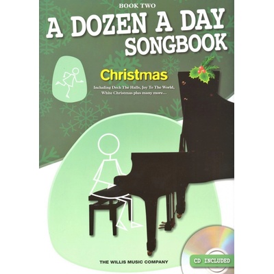 A Dozen A Day Songbook: Christmas Book Two noty na sólo klavír + audio