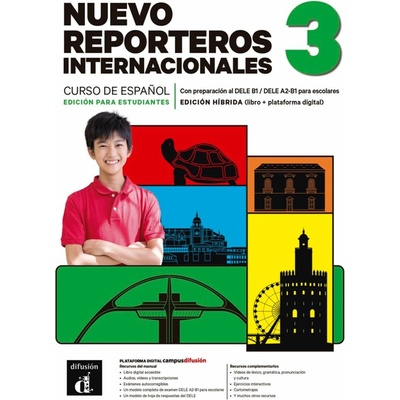 Nuevo Reporteros internacionales 3 (B1) – Edición híbrida Libro del alumno + Campus (12 meses)