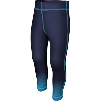 Dětské funkční legíny MOZAIKA modrá tmavá