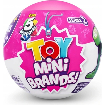 ZURU 5 PŘEKVAPENÍ HRAČKY MINI ZNAČKOVÉ MÍČE ŘADA 2.2