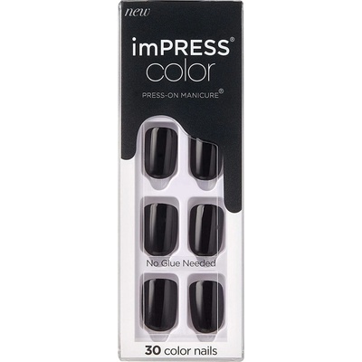 KISS imPRESS Color All Black 30 ks – Zbozi.Blesk.cz