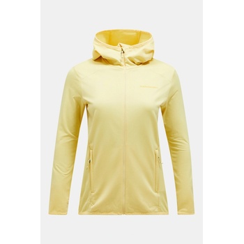 Peak Performance W Light Zip Hood Mellow Yellow