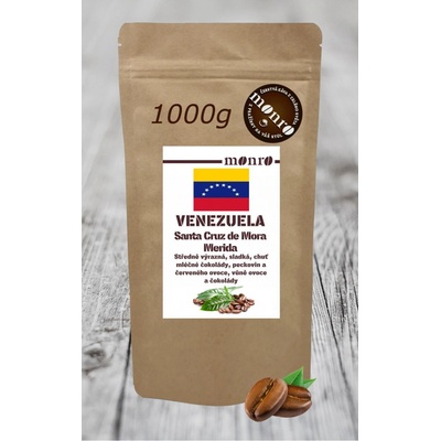 Monro Venezuela Santa Cruz de Mora Mérida káva 100% Arabika zrnková 1 kg