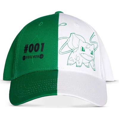 Difuzed Pokémon Bulbasaur #001 bielo-zelená