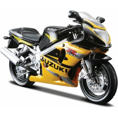 Maisto Motorka Suzuki GSXR600 žltá 1:12