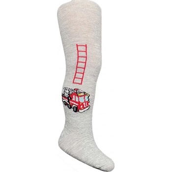 detské pančuchy chlapec zelené hasičské auto