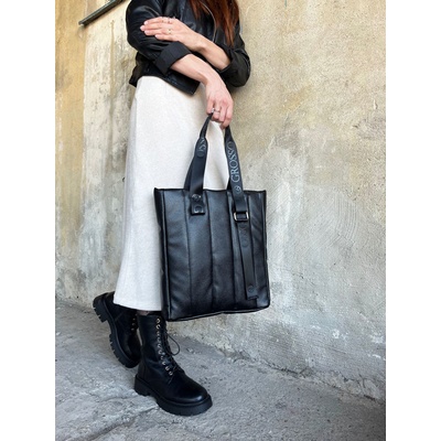 Grosso kabelka na rameno GS-19B016-blackLESK Čierna