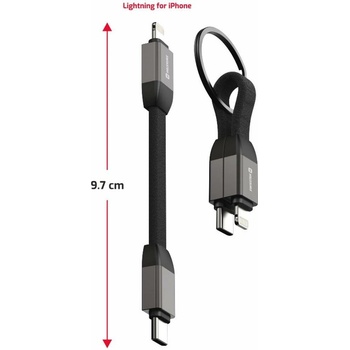 Swissten 71551030 USB C/Lightning, 9,7cm