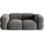 Cosmopolitan Design Сив кадифен диван 210 cm Loretto - Cosmopolitan Design (COS_3S_120_F1_LORETTO6)