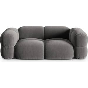 Cosmopolitan Design Сив кадифен диван 210 cm Loretto - Cosmopolitan Design (COS_3S_120_F1_LORETTO6)