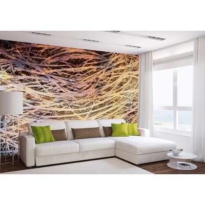 DIMEX ART Флизелинов фототапет абстрактно сено i. 375 x 250 см