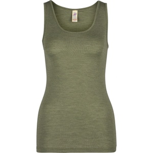 Engel Дамско копринено термобельо Engel Women's Tank Top Merino base layer - Olive - размер 38/40 (EU) (114-0520-1013)