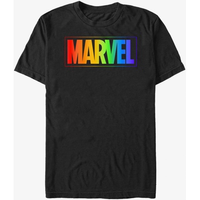 ZOOT. Fan Черна мъжка тениска Marvel Rainbow Marvel ZOOT. Fan | Cheren | МЪЖЕ | L