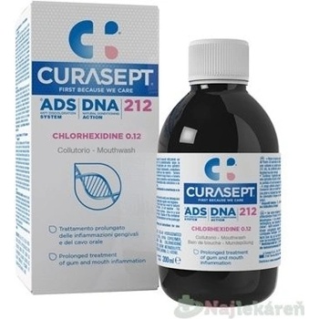 CURASEPT ADS 212 DNA 0,12% ústna voda 200 ml