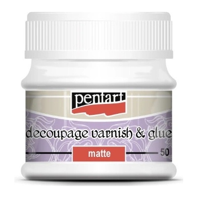 pentart Lepidlo a lak na decoupage matný 50ml – Zbozi.Blesk.cz