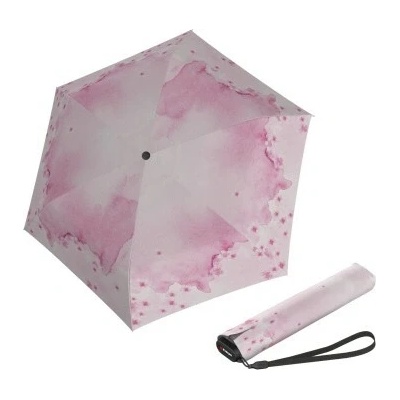 Knirps US.050 ultra light slim manual sakura romance lehký dámský skládací plochý deštník