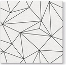 PAW servítky L Geometric Lines White 40x40cm