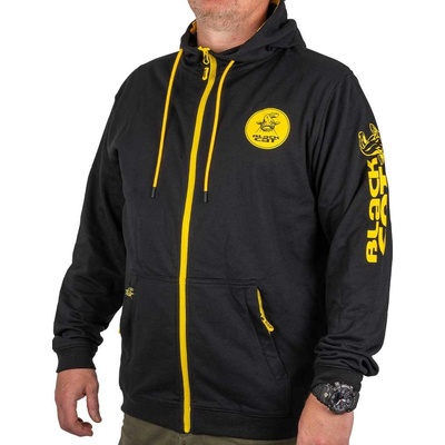 Black Cat mikina Black Zipped Hoody – Zboží Mobilmania