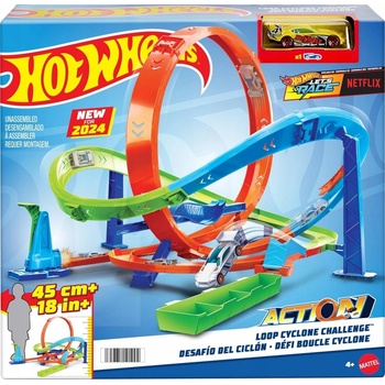 Hot Wheels Extrémní hyper smyčka HTK16
