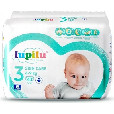 Lupilu Skin Care 3 4-9 kg 40 ks