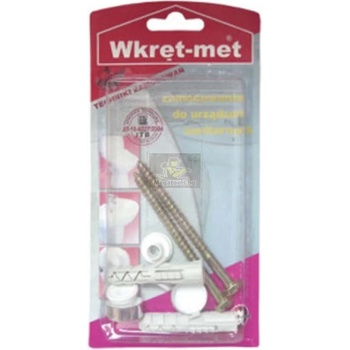 Wkret-met Комплект за монтаж на WC 10х80 сив Wkret-met