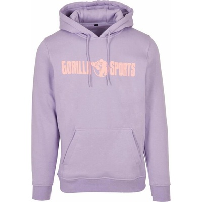 Gorilla Sports mikina s kapucňou fialová/korálová