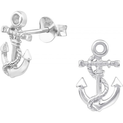 Olivie stříbrné náušnice KOTVA 7657