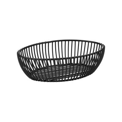 Horecano HORECANO-REN-Панер елипса метален 20x16xh6cm ЧЕРЕН (HC-39165) (0139165)