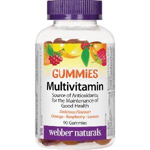 Webber Naturals Мultivitamin Gummies, 90 таблетки, Webber Naturals
