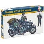Italeri Italeri: Модел на мотоциклет Zündapp KS750, 1: 35