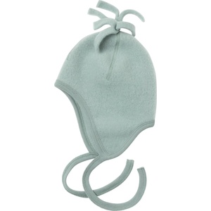 Engel Зимна шапка (beanie) Engel Baby Hat, Wool Fleece Beanie - Bergblau Melange - размер 86/92 (EU) (204-4079-1512)