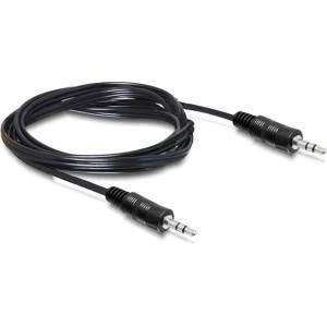 SBOX Аудио кабел SBOX 3.5-3.5-M/M-2, 3.5mm Jack(м) към 3.5mm Jack(м), 2m, Черен (3.5-3.5-M/M-2)