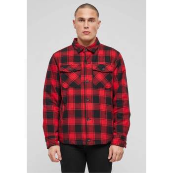 Urban Classics Lumberjacket red black