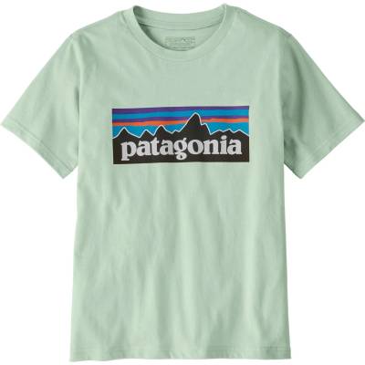 Patagonia Детска тениска Patagonia Kid's P-6 Logo T-shirt - Thin Ice - размер XL (704-3909-1315)
