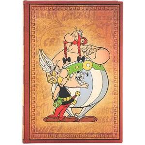Paperblanks Тефтер Asterix Obelix, Midi, широки редове, твърда корица, 72 листа (PB9704-4)