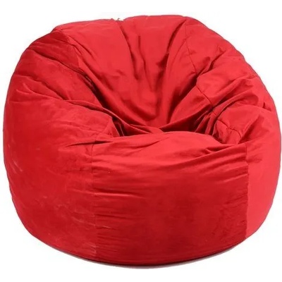 PUFRELAX Пуф, Барбарон, 600л. , King Size - Red Diamond, Перящ се калъф, Трансформира се в легло, Пълнеж с микс от мемори пяна и дунапрен, Гама Plush Honey (PUF-M-K-PH-REDM)