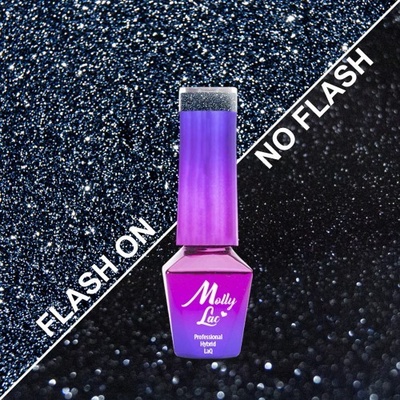 Molly Lac Gél lak DUO Flashing Lights DEVIL'S NIGHT 604 5 ml